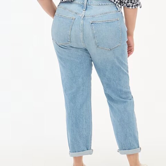 J. Crew factory Petite slim boyfriend jean in all-day stretch - Picture 6 of 7